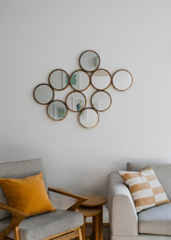 3d wall mirror stickers